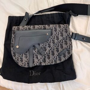 Dior Saddle Crossbody Oblique Bag
